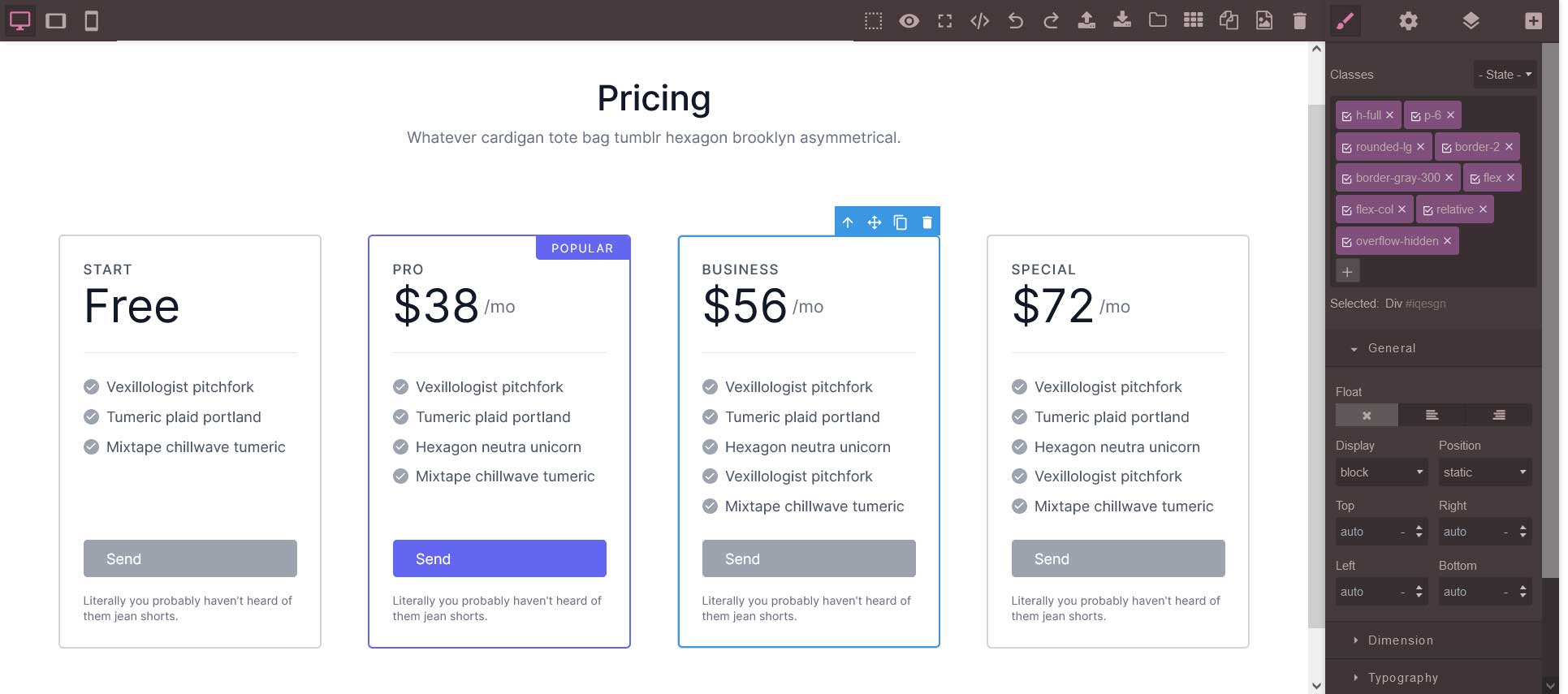 Drag and drop editor for blesta and whmcs